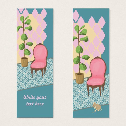 ホームパーソナライズされたブックマーク (正面&裏面)