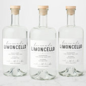 ホームパーソナライズされたメイドリモンチェロボトルラベル リキュールボトルラベル (ボトル)