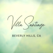 ホームパーソナライズされたモダンレジデンスの名前 ウィンドウサイン (シート3)