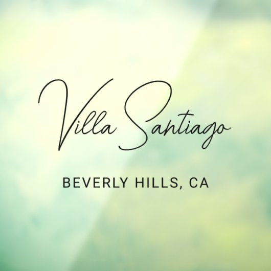 ホームパーソナライズされたモダンレジデンスの名前 ウィンドウサイン (シート3)