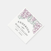 ホームパーソナライズされたワインセラー スタンダードカクテルナプキン (角)