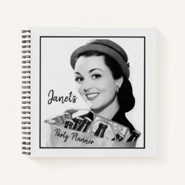 ホームパーティープランナーカウトミッドセンチュリーレディー ノートブック