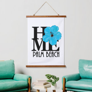 ホームパームビーチフロリダ 吊り下げ型タペストリー