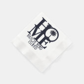 ホームヒルトンヘッドアイランドストーンコースター 縁ありカクテルナプキン (角)