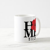 ホームヒロハワイレッド11oz コーヒーマグカップ (正面右)