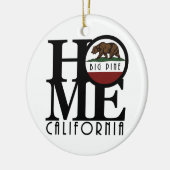ホームビッグパインカリフォルニア セラミックオーナメント (左)