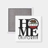 ホームビッグパインカリフォルニア マグネット (正面/裏面)