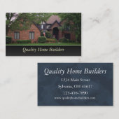 ホームビルダー 名刺 (正面/裏面)