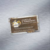 ホームビルド建築ツール |木材 |大理石 マグネット名刺 (インサイチュ)