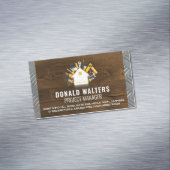 ホームビルド建築ツール |木材 |鉄鋼 マグネット名刺 (インサイチュ)