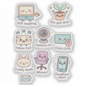 ホームビーブスステッカーパックからかわいい作品 シール (正面)