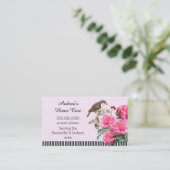 ホームピ気にックローズアンドバード 名刺 (スタンド正面)