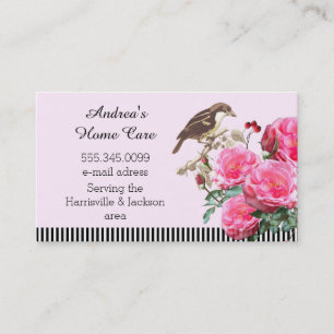 ホームピ気にックローズアンドバード 名刺