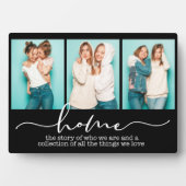 ホームファミリーことわざモダンタイポグラフィ3枚 フォトプラーク (正面)