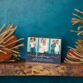 ホームファミリーことわざモダンタイポグラフィ3枚 フォトプラーク (側面)