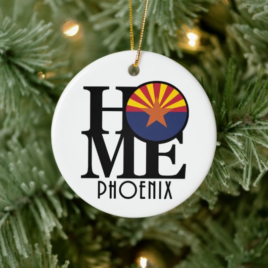 ホームフェニックスアリゾナ セラミックオーナメント (ツリー)