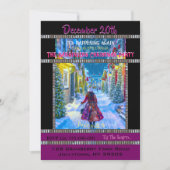 ホームフォークリスマスパーティの招待状 招待状 (正面)