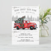 ホームフォーザホリデイヴィンテージレッドトラックツリームービング 案内状 (スタンド正面)