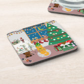ホームフォーザホリデーズイラストレーション コースター (左側)