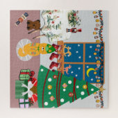 ホームフォーザホリデーズイラストレーション ジグソーパズル (横)