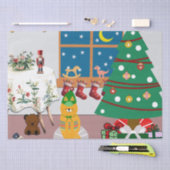 ホームフォーザホリデーズイラストレーション 薄葉紙 (クラフト)