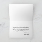 ホームフォーザホリデーズウィンターシーングリーティングカード シーズンカード (内部)