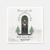 ホームフォーザホリデーズクリスマスオープンハウス スタンダードカクテルナプキン (正面)