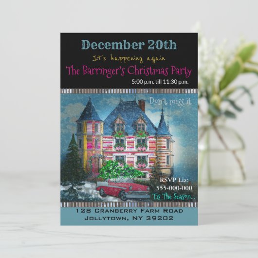 ホームフォーザホリデーズクリスマスパーティー 招待状 (スタンド正面)