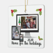 ホームフォーザホリデーズバーチャルパンデミック2020 セラミックオーナメント (左)