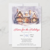 ホームフォーザホリデーズパーティの招待状 シーズンカード (正面)