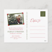 ホームフォーザホリデーズモノグラムムービングアナウンスメント シーズンポストカード (裏面)