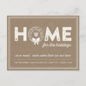 ホームフォーザホリデーズモノグラムムービングアナウンスメント シーズンポストカード (正面)