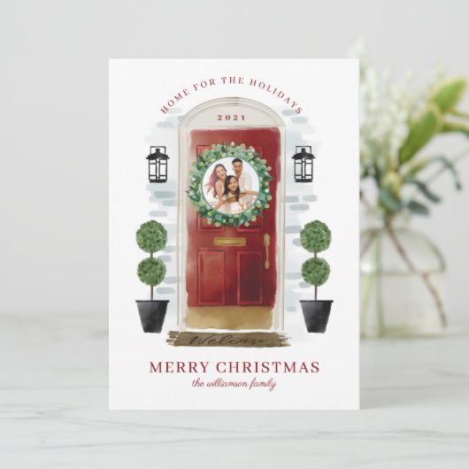 ホームフォーザホリデーズレッドウォーターカラードアフォト シーズンカード (スタンド正面)