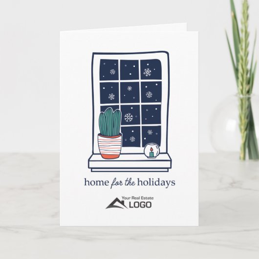 ホームフォーザホリデーズ不動産クリスマスカード カード (正面)