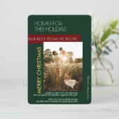 ホームフォーホリデーズグリーンカスタムレシピ写真と名前 シーズンカード (スタンド正面)