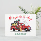 ホームフォーホリデーズレッドトラックドッグムービングヴィンテージ 案内状 (スタンド正面)