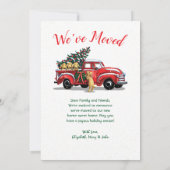 ホームフォーホリデーズレッドトラックドッグムービングヴィンテージ 案内状 (裏面)
