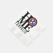 ホームフランクリンテニス 縁ありカクテルナプキン (角)