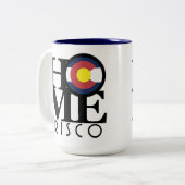 ホームフリスココロラド15oz ツートーンマグカップ (正面左)