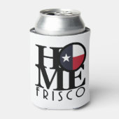ホームフリスコ，テキサス州 缶クーラー (缶正面)