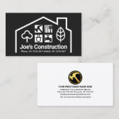 ホームフレームツールウィンドウの横 名刺 (正面/裏面)