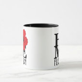 ホームフロリダレッドハイビスカス11oz マグカップ (中央)