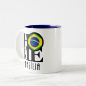 ホームブラジリア11oz ツートーンマグカップ (正面左)