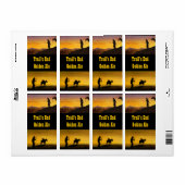 ホームブリーラベルウェスタントレイル終了ゴールデンエール ラベル (フルシート)