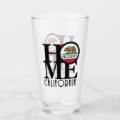 ホームブルックデールカリフォルニア タンブラーグラス (正面)