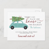 ホームブルーグリーンカーのような場所はない 案内ポストカード (正面/裏面)