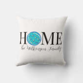 ホームブルーピックルボールファミリー名 クッション (裏面)