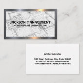 ホームブループリント |商用建築 名刺 (正面/裏面)