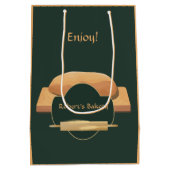 ホームブレ焼いたッドベーカリーアイコン抱き枕 ミディアムペーパーバッグ (裏面)