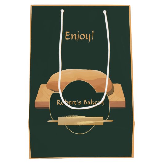 ホームブレ焼いたッドベーカリーアイコン抱き枕 ミディアムペーパーバッグ (裏面)
